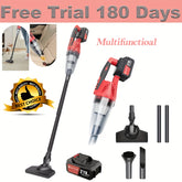 21V Cordless Stick Vacuum Cleaner 3-in-1 Lightweight Powerful 5500Pa with Rechargeable Battery for Home & Car