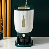 10kg Large Capacity Rice Bucket, Airtight Moisture-Proof Grain & Cereal Storage Container for Kitchen