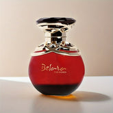 BELARA Women’s Perfume 100ml – Red Round Bottle, Floral & Fruity Scent, Long-Lasting, Gift Box