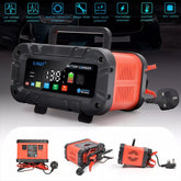 Digital Smart Car Battery Charger – 12V/24V for Lithium, LiFePO4, and Lead-Acid AGM Batteries