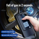 Portable 150PSI Cordless Air Compressor with Digital LCD – Quick Charge Tire Inflator for Cars, Bikes & Sports Balls