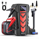 KOPUO 5-in-1 Portable Air Compressor & Car Jump Starter with LED Light and USB Charging