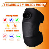 3-in-1 Cordless Heated Knee, Shoulder & Elbow Massager with Vibration, USB Rechargeable Support Brace