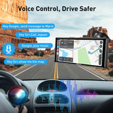 ESSGOO 10.26-Inch Wireless CarPlay & Android Auto Touchscreen Car Stereo with Mirror Link