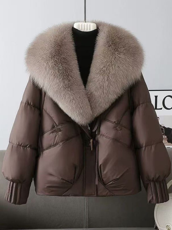 2025 Winter New Women’s Short Thickened Coat – Fashionable, Warm & Elegant