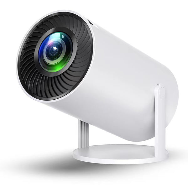 HD Wireless Portable Mini Projector 720p with Dual WiFi, Android 11, 180° Rotation, Home Theater
