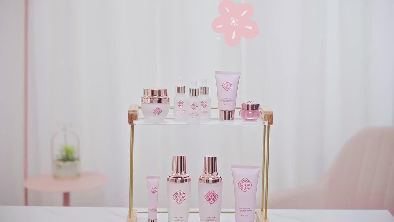 10pcs Anoderma Women’s Skincare Set with Ganoderma & Hyaluronic Acid – Hydrating, Firming & Anti-Wrinkle Care